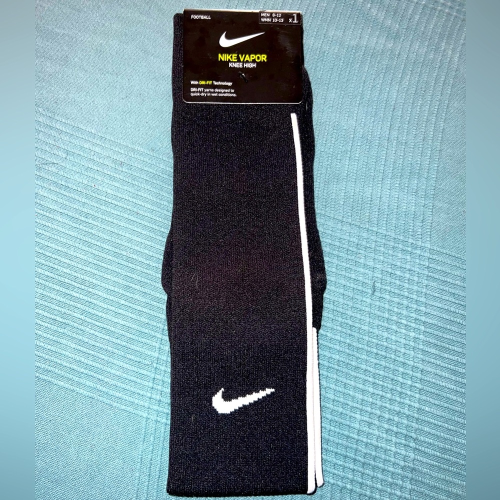 Nike, black, knee high socks